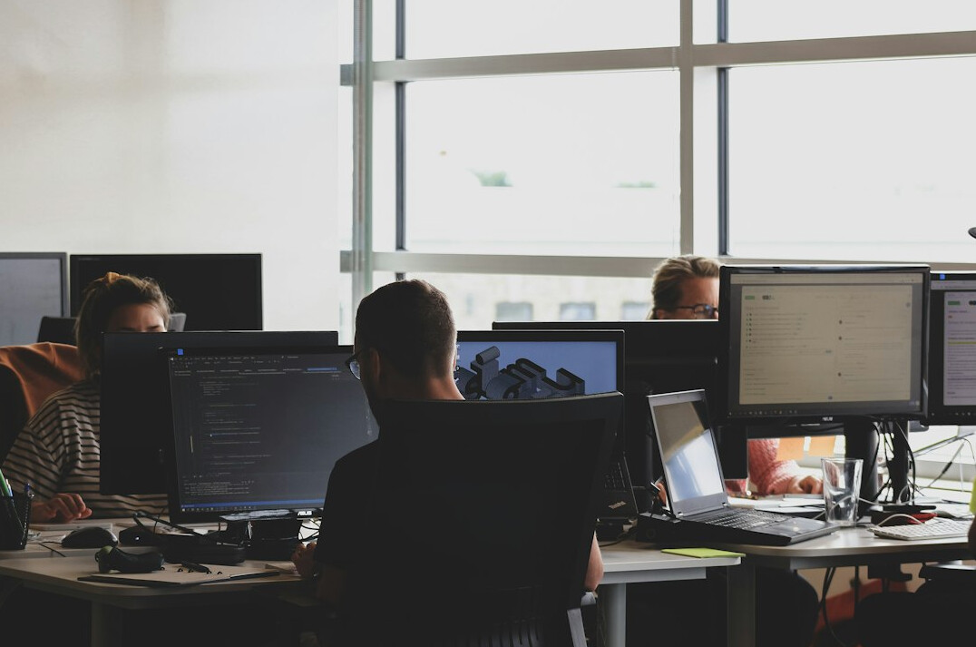 team of developers collaborating